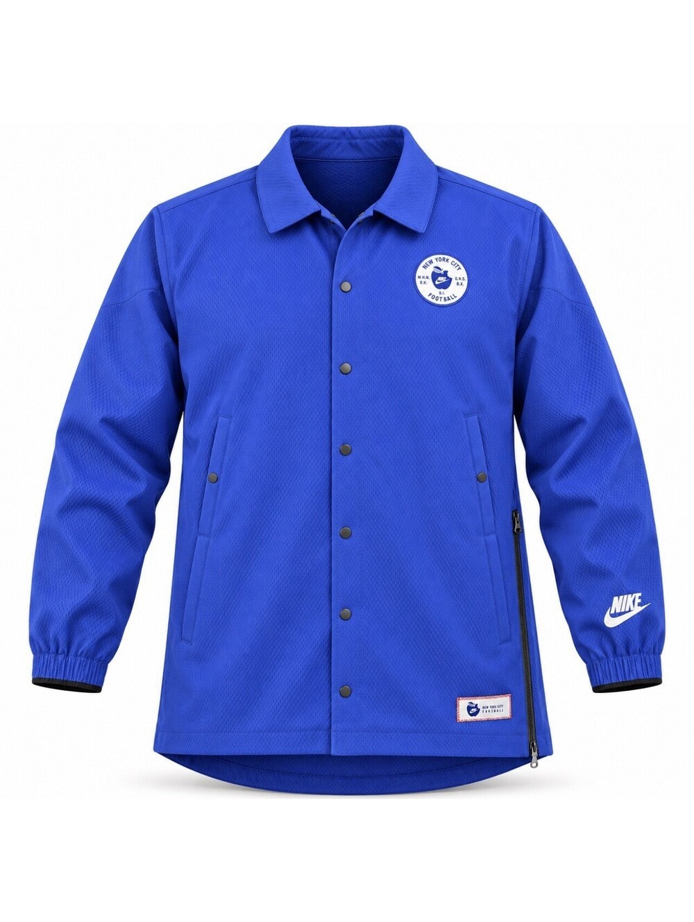 Nike NYC Football Big Apple Dri-FIT Coach Jacket Men’s XL Blue NWT AT6643-495